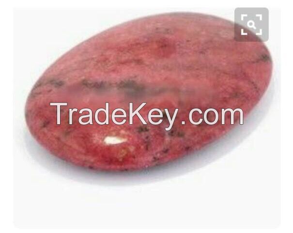 Rhodonite stones