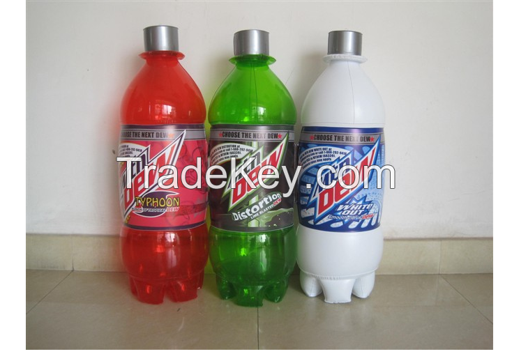 PVC inflatable advertising bottles