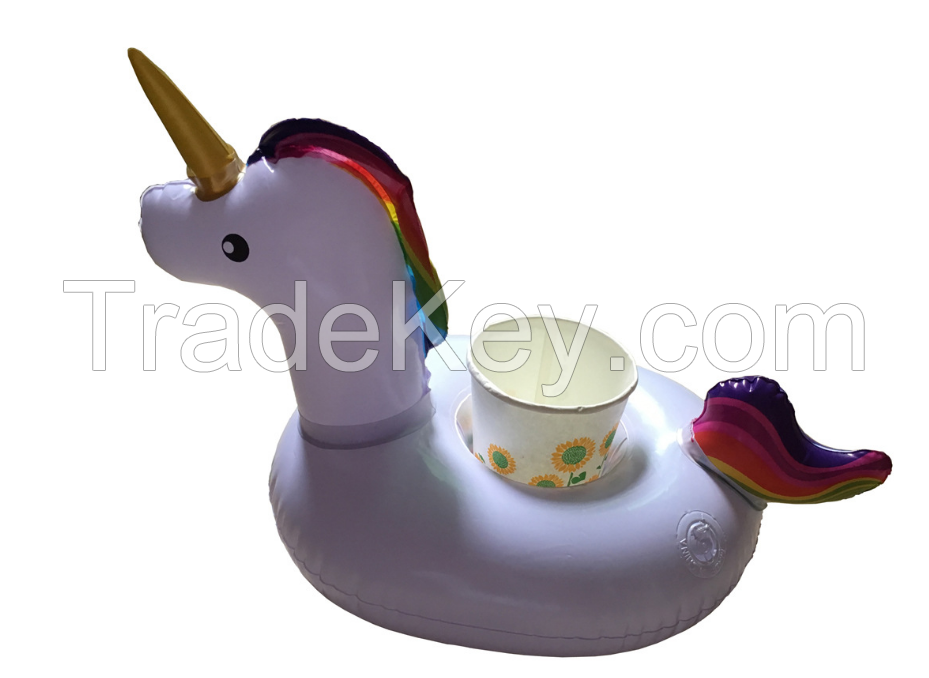 Inflatable Toys Unicorn Cup Holder