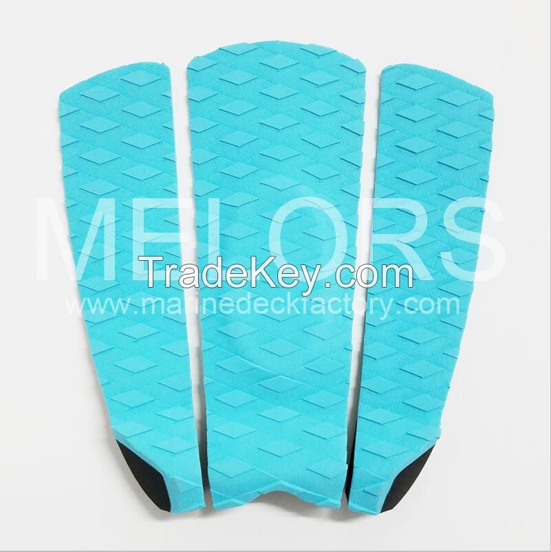 Melors Surfing Deck Pad EVA Traction Pad Surf Grip Tail pad 