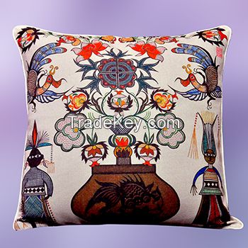 art cushion cover