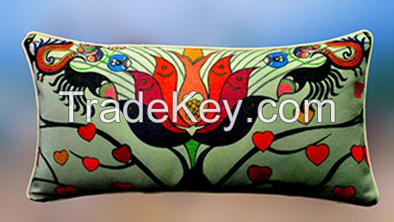 art bolster cover