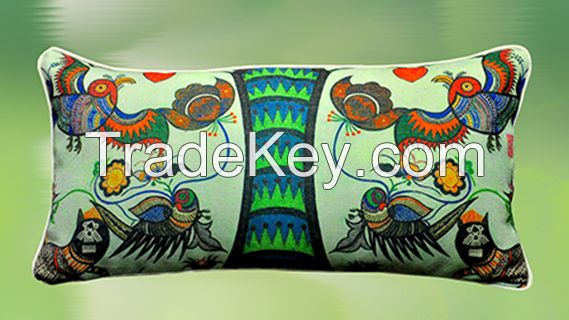 art bolster cover