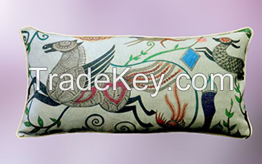 art bolster cover