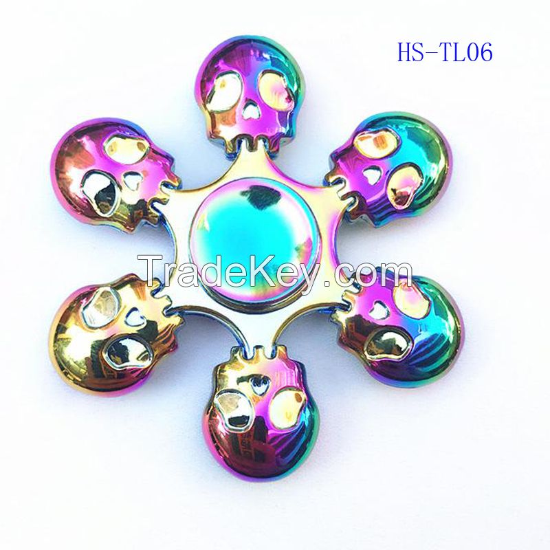 Rainbow Fidget Spinner Metal EDC hand Spinner spinner Anti-stress handspinner Spinners Decompression Novelty Toy