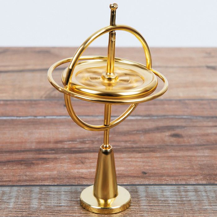 Metal gyroscope toys for children Magic spinner gyro for classic traditional science educational learning balance gift 