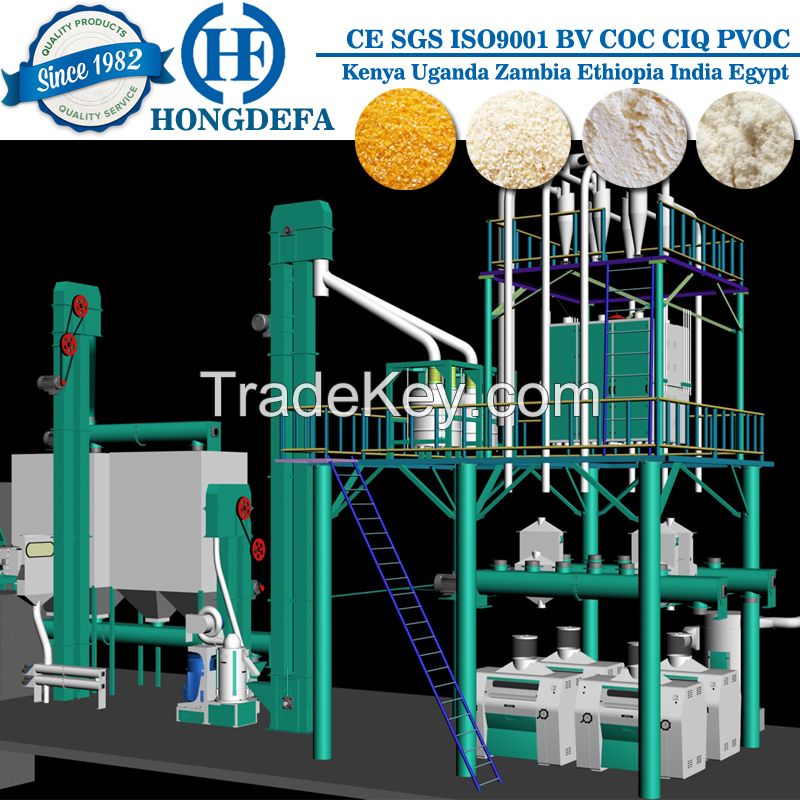 commercial flour mill machine for maize/wheat/corn