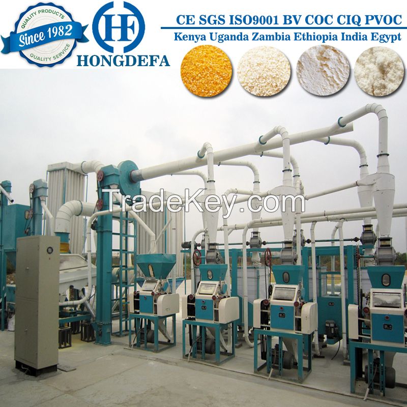 complete line maize flour mill machine for Africa