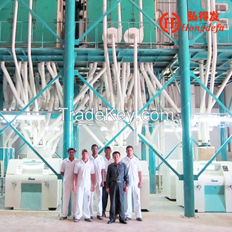 Can Mill Mixed Wheat of 60t/D Wheat Flour Milling Plant