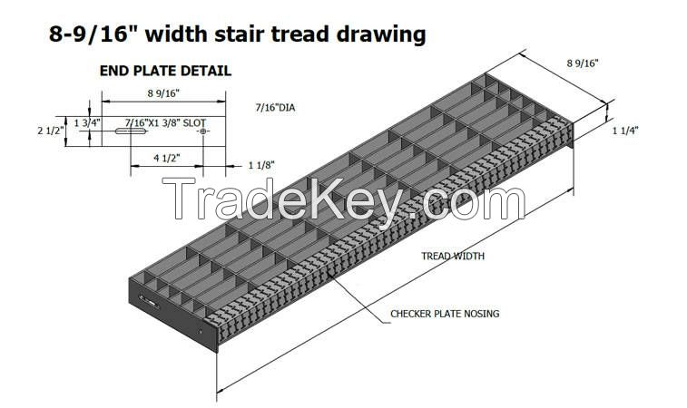 Stair Tread Steel Grating