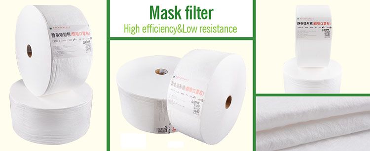 hot selling N95 face mask  filter material for many years