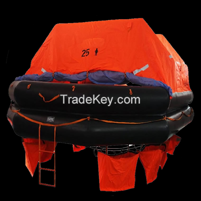 25 Persons Marine Inflatable Life Raft