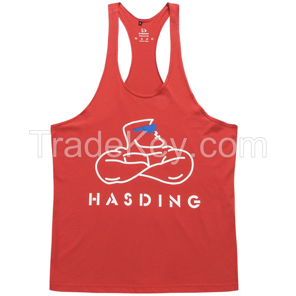 Custom Logo Gym Stringer Vests/ Tanktops For Gym/ Work Out Gym Stringers