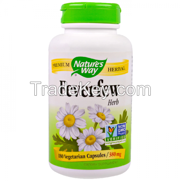 Nature's Way, Feverfew Herb, 380 mg, 180 Veggie Caps