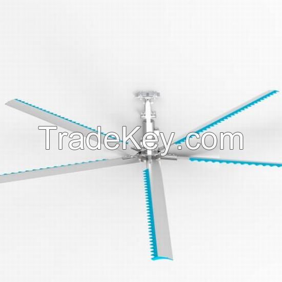 Natural air flow HVLS Fans aluminum blade Huge ceiling fan