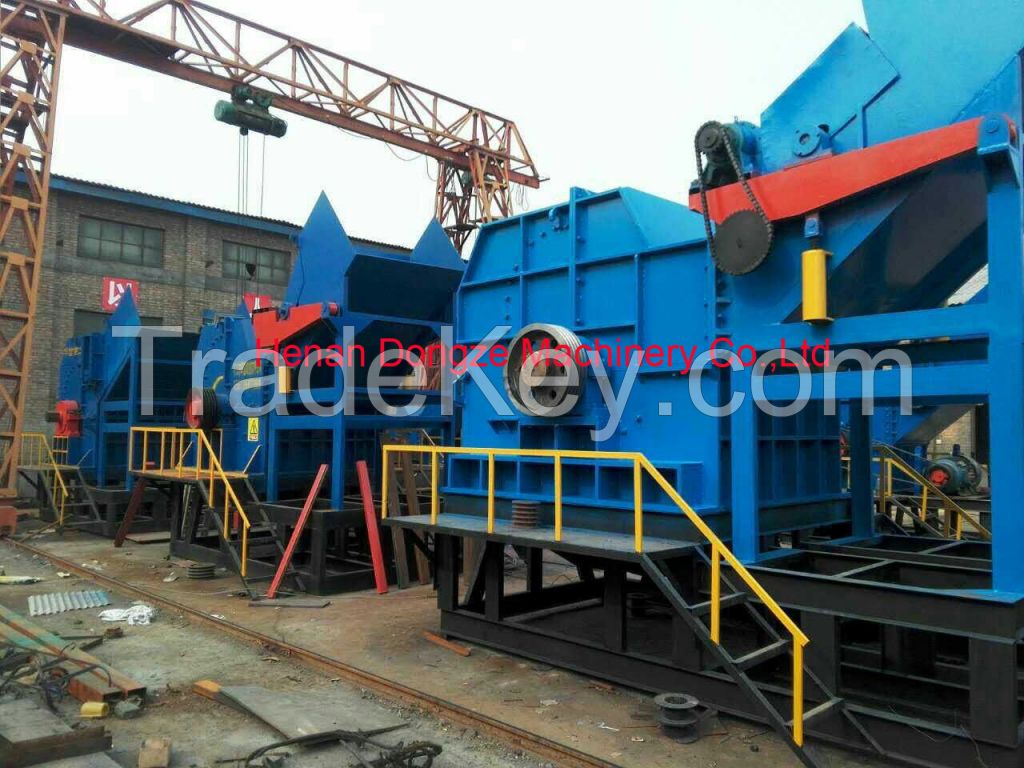 Large-scale scrap metal shredder, metal crusher, waste metal crusher for sale