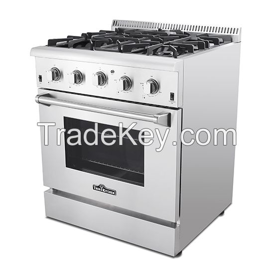 Thor kitchen 30&amp;quot; Gas Range Stainless Steel Freestanding Professional Style HRG3026U