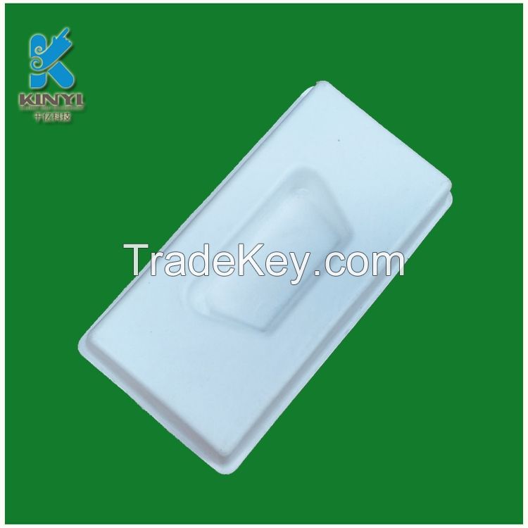 Eco friendly pulp molded tray packaging