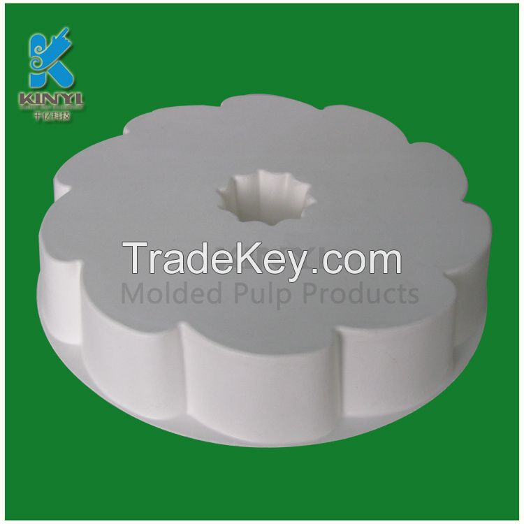 Exquisite jewelery packaging tray with pulp molded recyclable