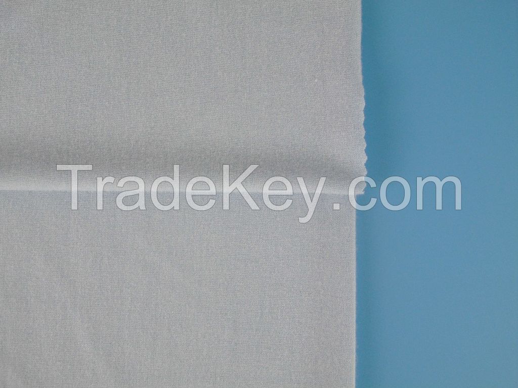 china supplier wholesale soprtwear 32s spun yarn T/R 140gsm single jersey fabric