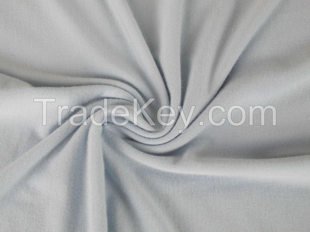 china supplier wholesale soprtwear 32s spun yarn T/R 140gsm single jersey fabric