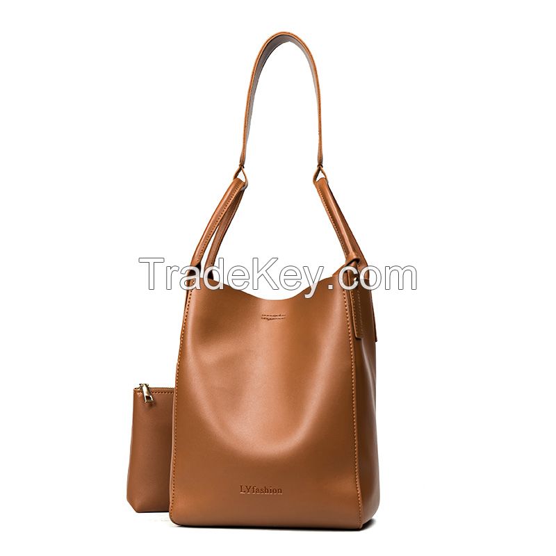 Black Casual Tote Bag Sets High Quality Crossbody Bags For Women Shoulder Bag Set Sac a Main Women Messenger Bags Female Leather Handbags Sac a Main Femme De Marque