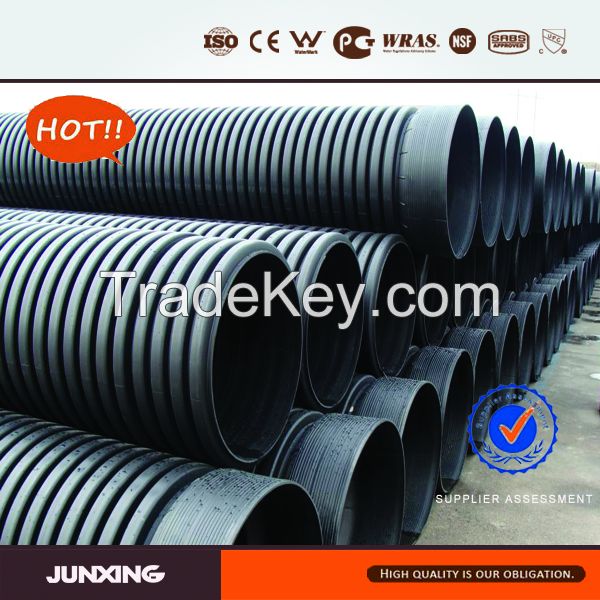 HDPE double wall corrugated pipe for sewerage