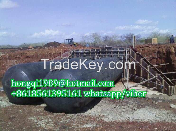 pneumati tubular form for culvert drainage sewer sontruction