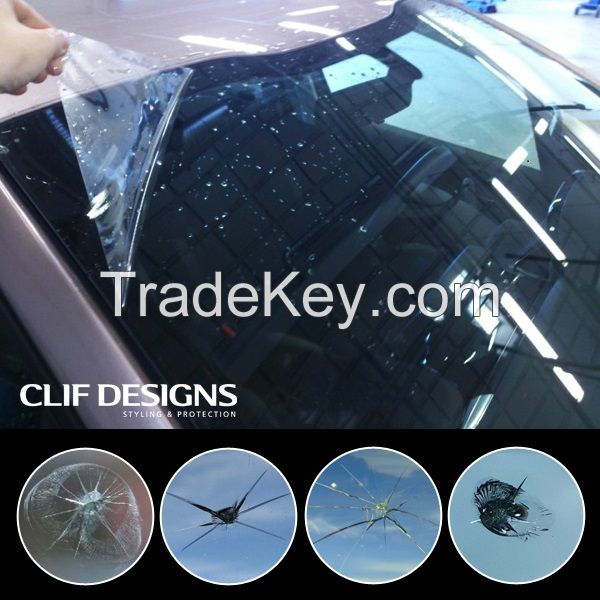 Clif Designs car windshield protection film tint self adhesive sunroof panorama protection film window tint