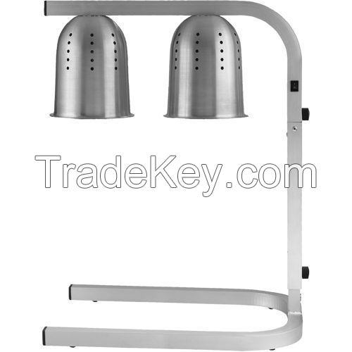 Food Heating Lamp with Dual Bulbs