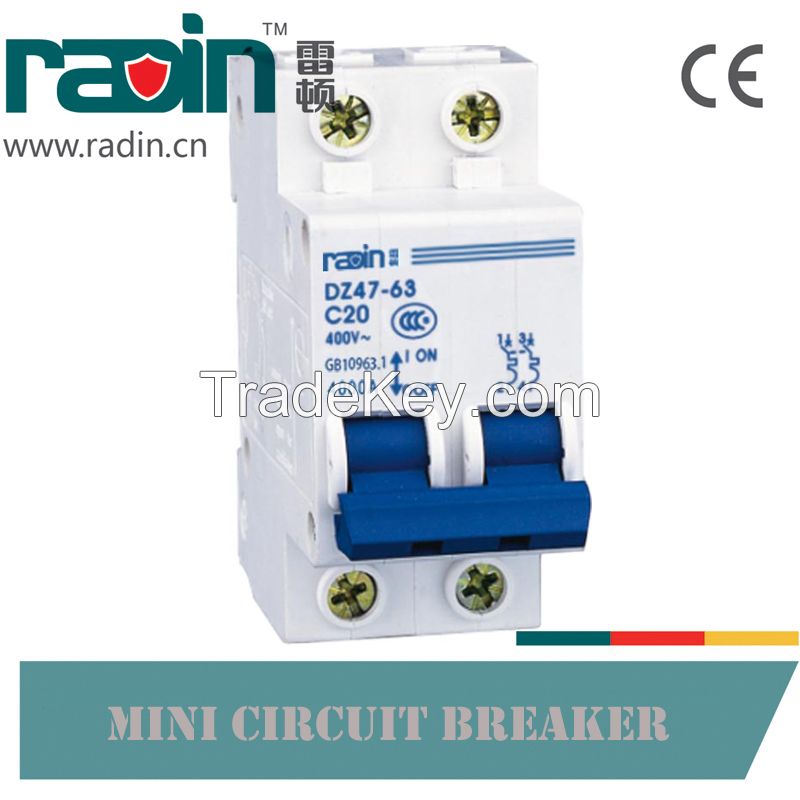 DZ47-63 Series Miniature Circuit Breaker MCB