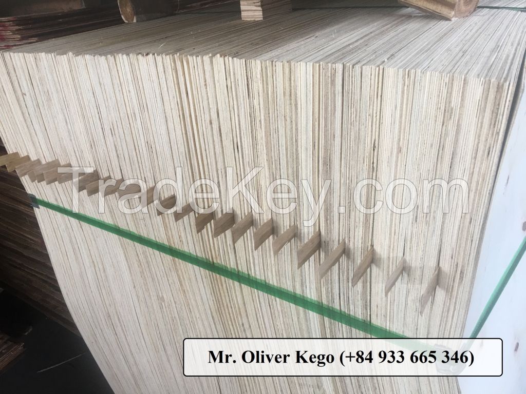 Cheap packing Plywood 2.0 mm grade BC - KEGO for Asia market