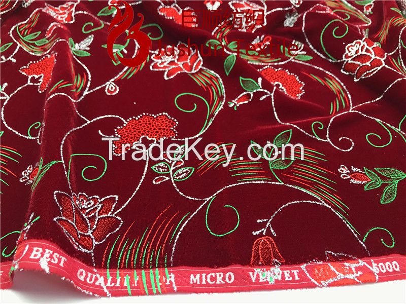 Micro Velvet 5000/Korea Velour/Pleuche Woven Fabric