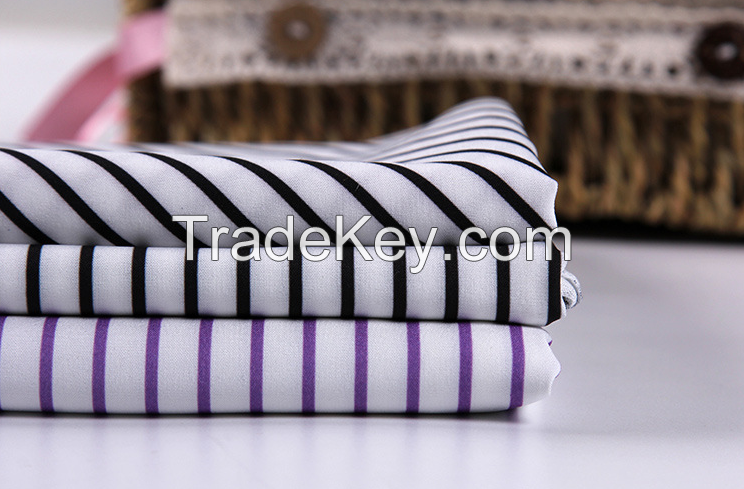 stretch striped printed chiffon