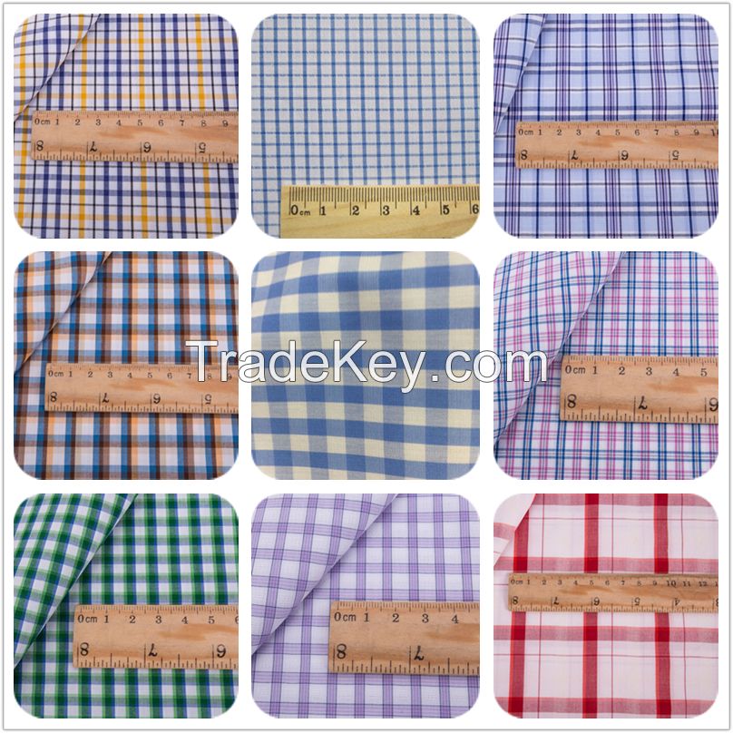 Yarn-dyed Checked Bamboo Fiber Fabric For Shirt