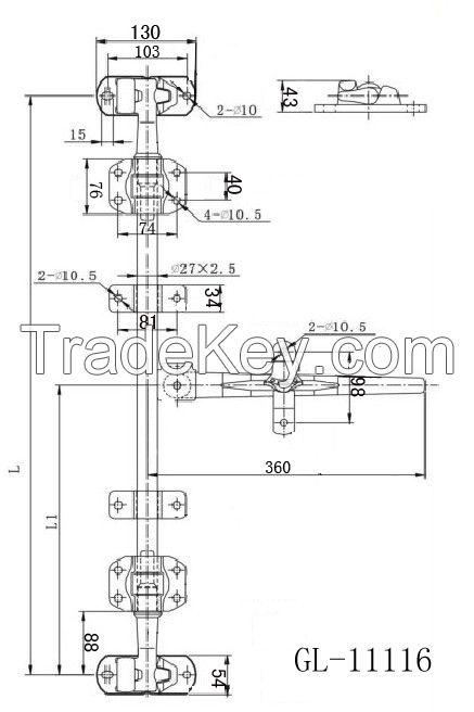 Horse Trailer Rear Doors Hinges and Locks