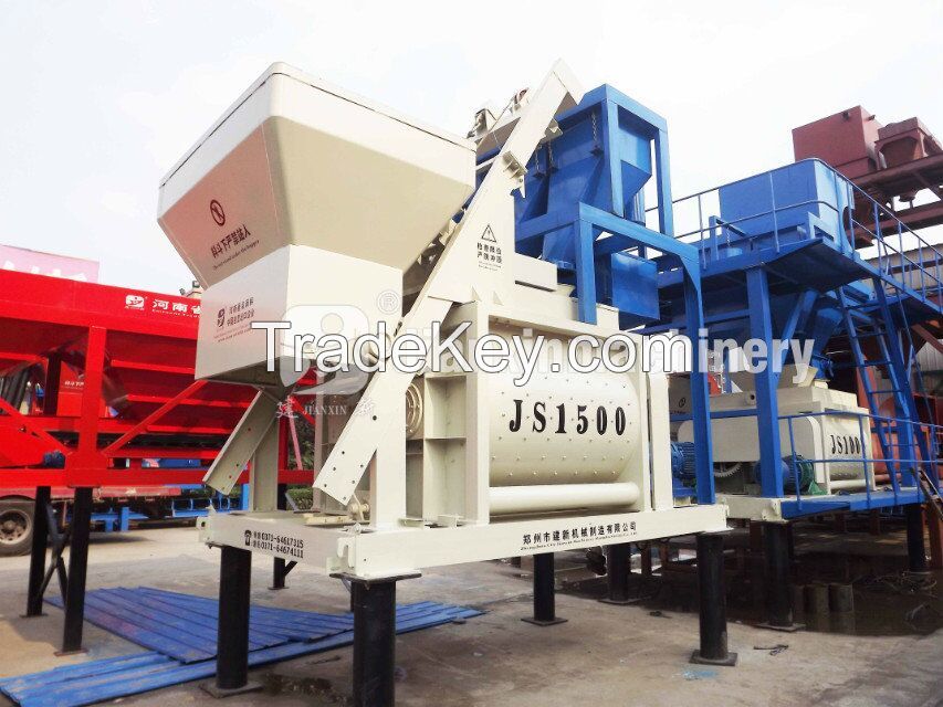 JS series 1500L good price good quality js1500 concrete batching plant