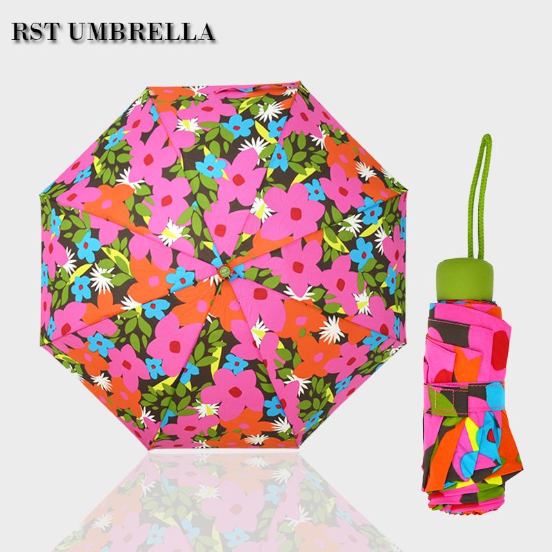 RST brand new design five folding umbrella high quality chinese suppli