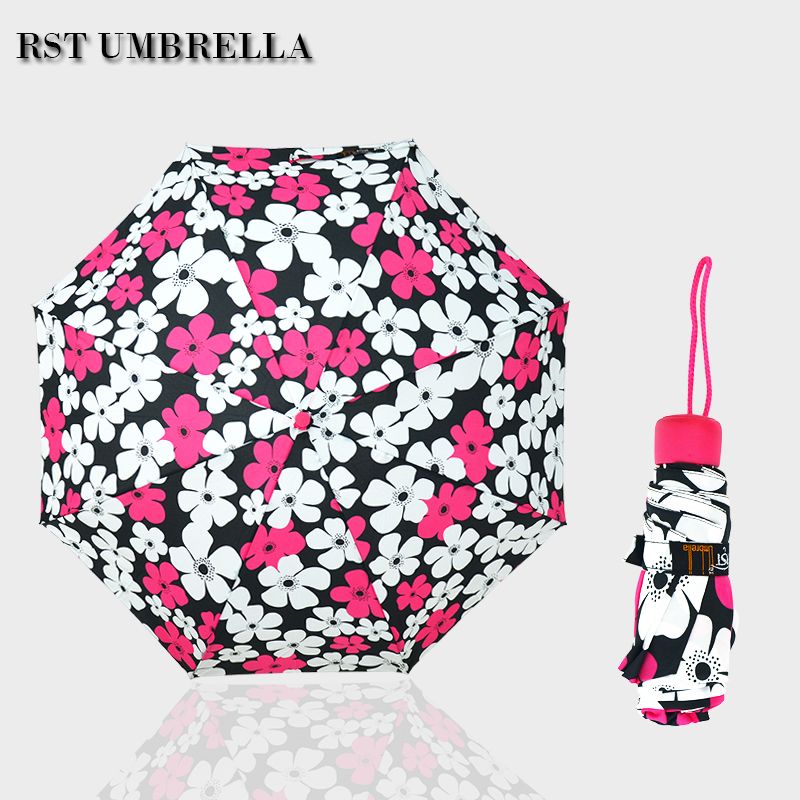 RST brand new design five folding umbrella high quality chinese suppli