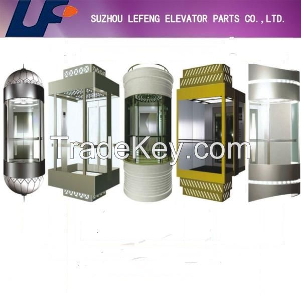 China OEM  Room/Roomless 400kg-1000kg load elevator