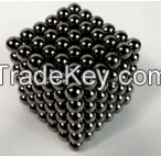 Black color 5mm Magnetic ball 216pcs DIY cube toy neodymium magnet