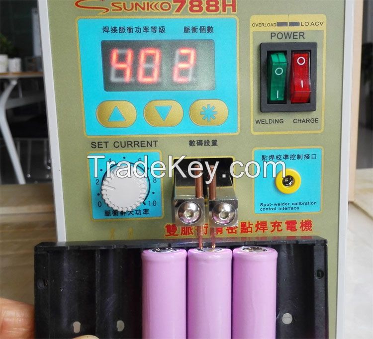 SUNKKO 788H Battery Spot Welder Tester Battery Charger