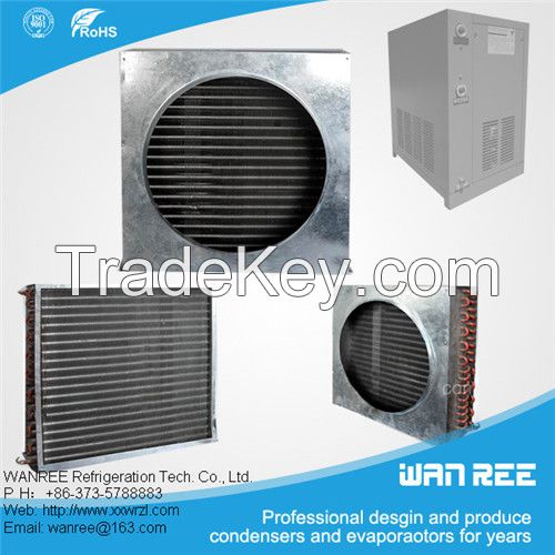 low price copper tube fin evaporator for ice cream maker 