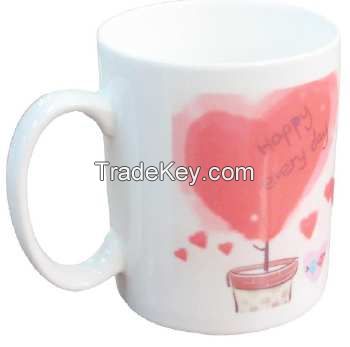 white color porcelain cap mug