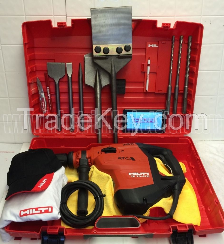 HILTI TE 70 ATC-AVR W/ TABLET, STRONG HAMMER DRILL