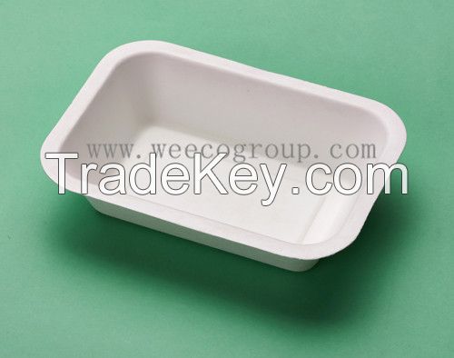 Biodegradable Sugarcane Bagasse Food Packaging Trays