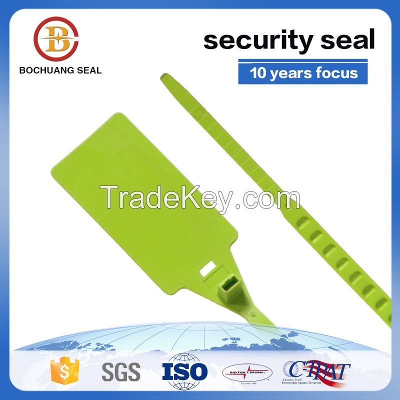 450mm plastic indicative security seal with big tag P107