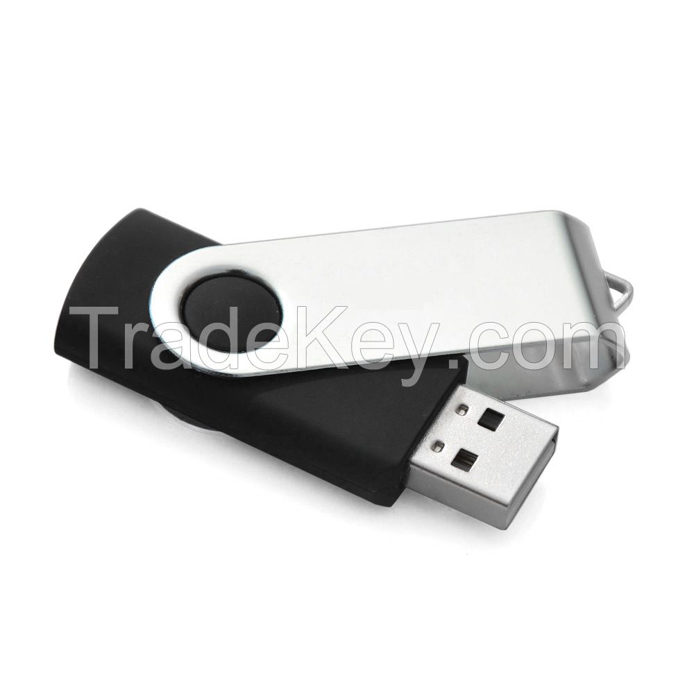 Promitional usb flash drive 8GB swivel usb flash drive custom logo