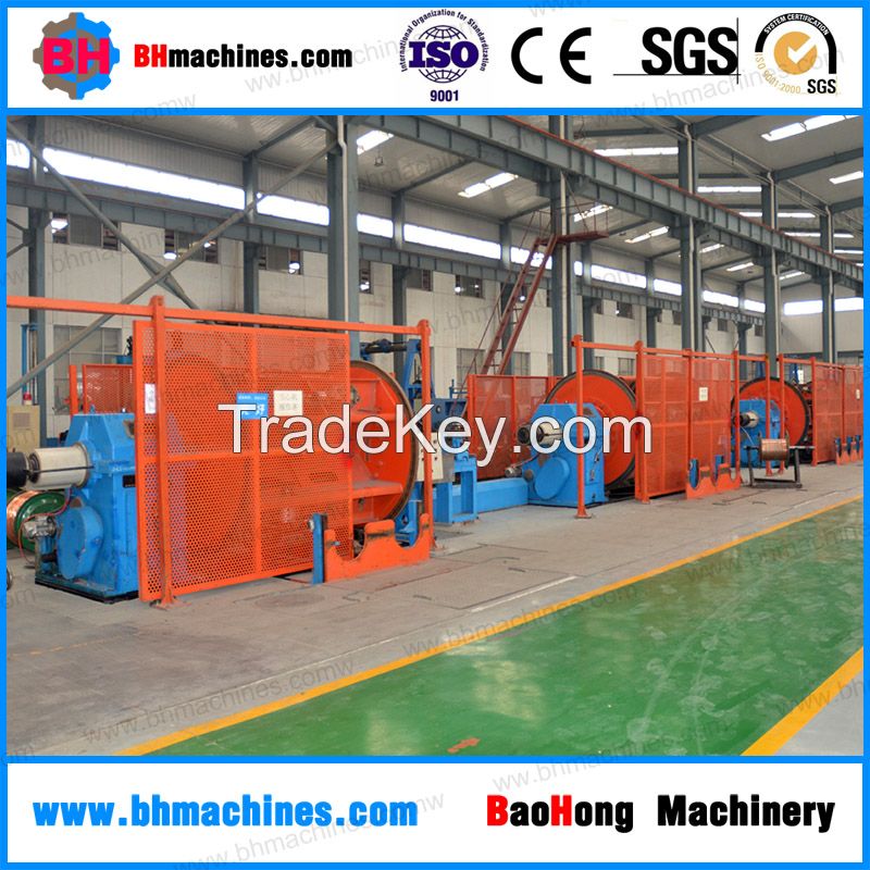 High speed good quality rigid frame copper conductor wire stranding machine