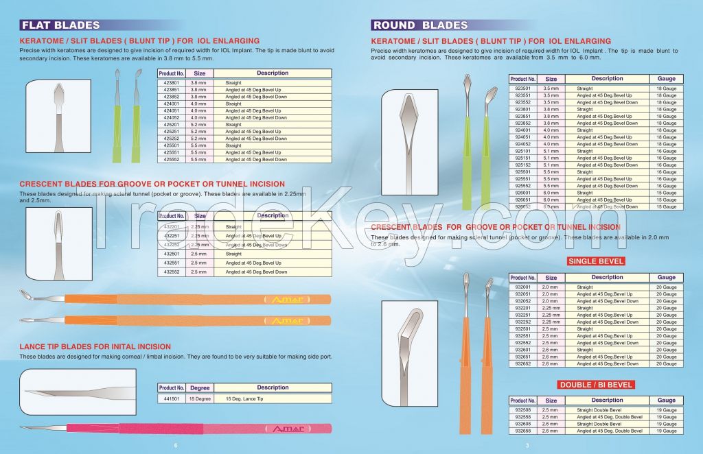 Ophthalmic Knife